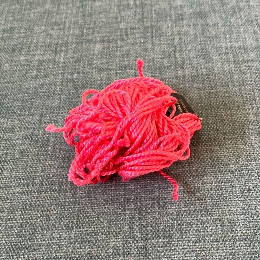 Pink Needlepoint Thread Yarn